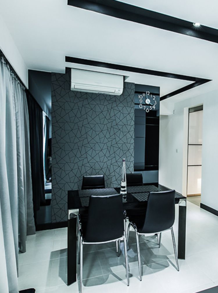 Contemporary, Minimalist, Modern Design - Dining Room - HDB 4 Room - Design by KDOT ASSOCIATES 