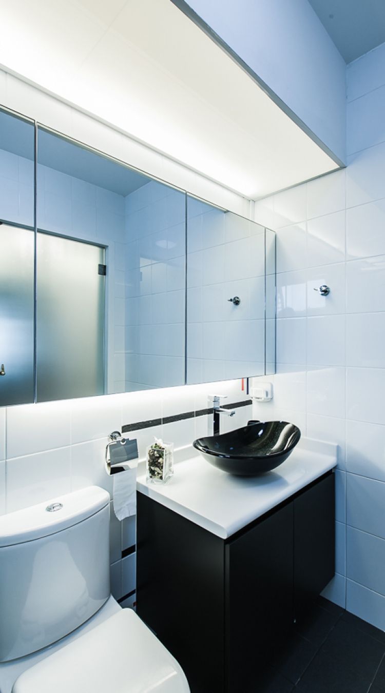 Contemporary, Minimalist, Modern Design - Bathroom - HDB 4 Room - Design by KDOT ASSOCIATES 