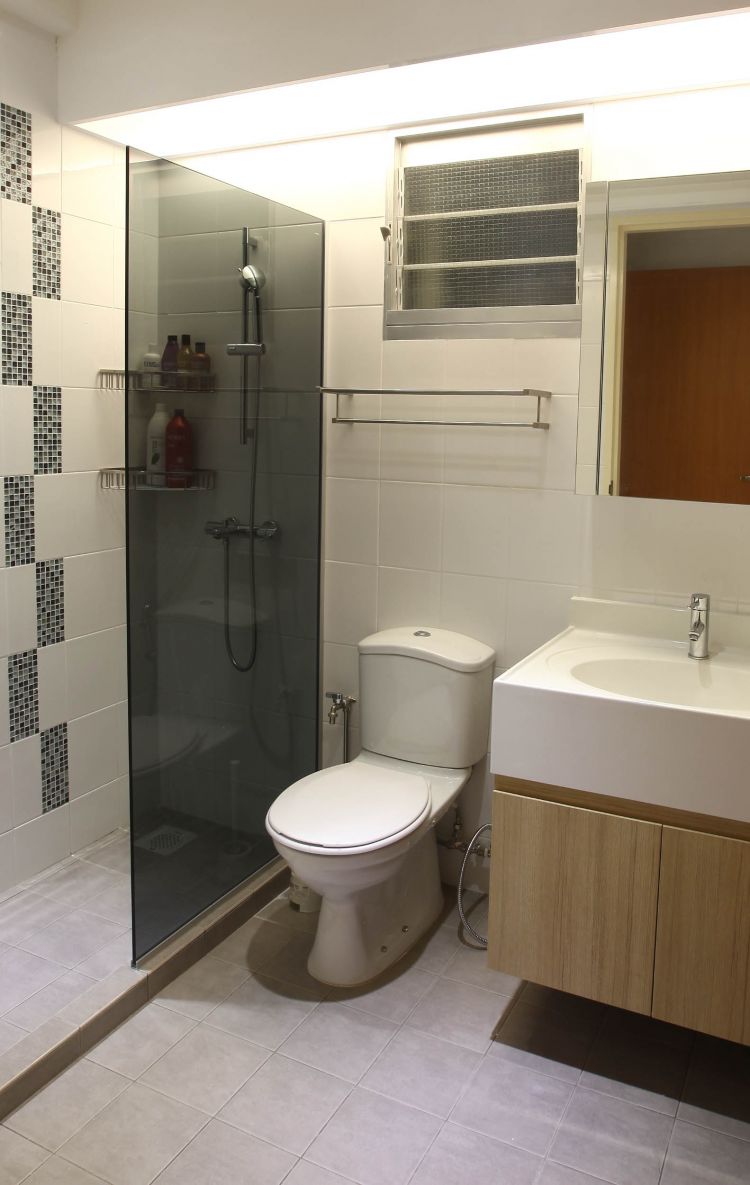 Contemporary, Modern, Scandinavian Design - Bathroom - HDB 5 Room - Design by KDOT ASSOCIATES 
