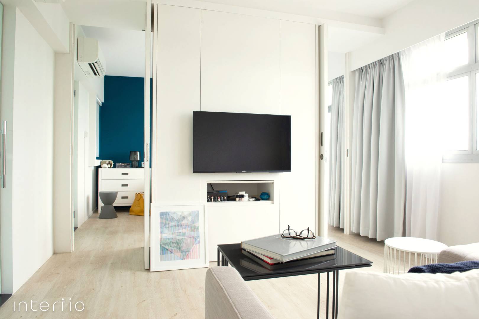 Scandinavian Design - Living Room - HDB 3 Room - Design by Interiio Pte Ltd