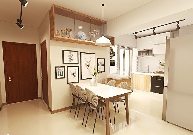 Contemporary Design - Dining Room - HDB 4 Room - Design by Interiio Pte Ltd