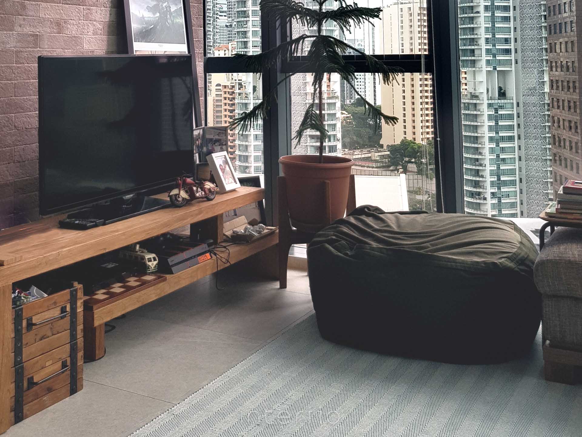 Eclectic, Modern Design - Living Room - Condominium - Design by Interiio Pte Ltd