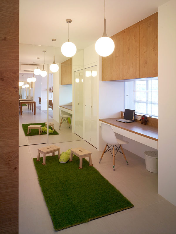 Country, Minimalist, Scandinavian Design - Study Room - HDB 4 Room - Design by Kingritz Lifestyle Design 