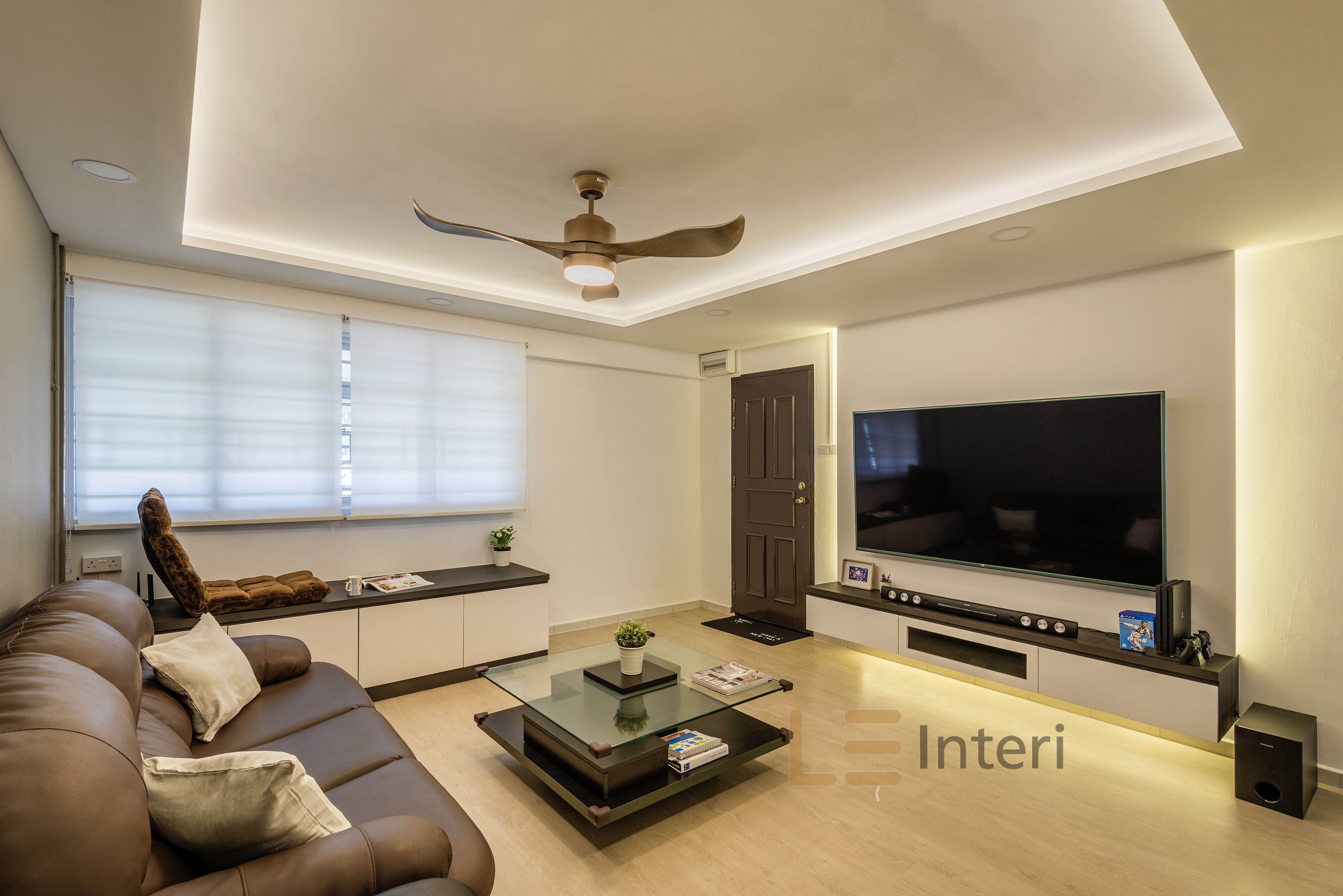 Contemporary Design -  - HDB 4 Room - Design by Le Interi