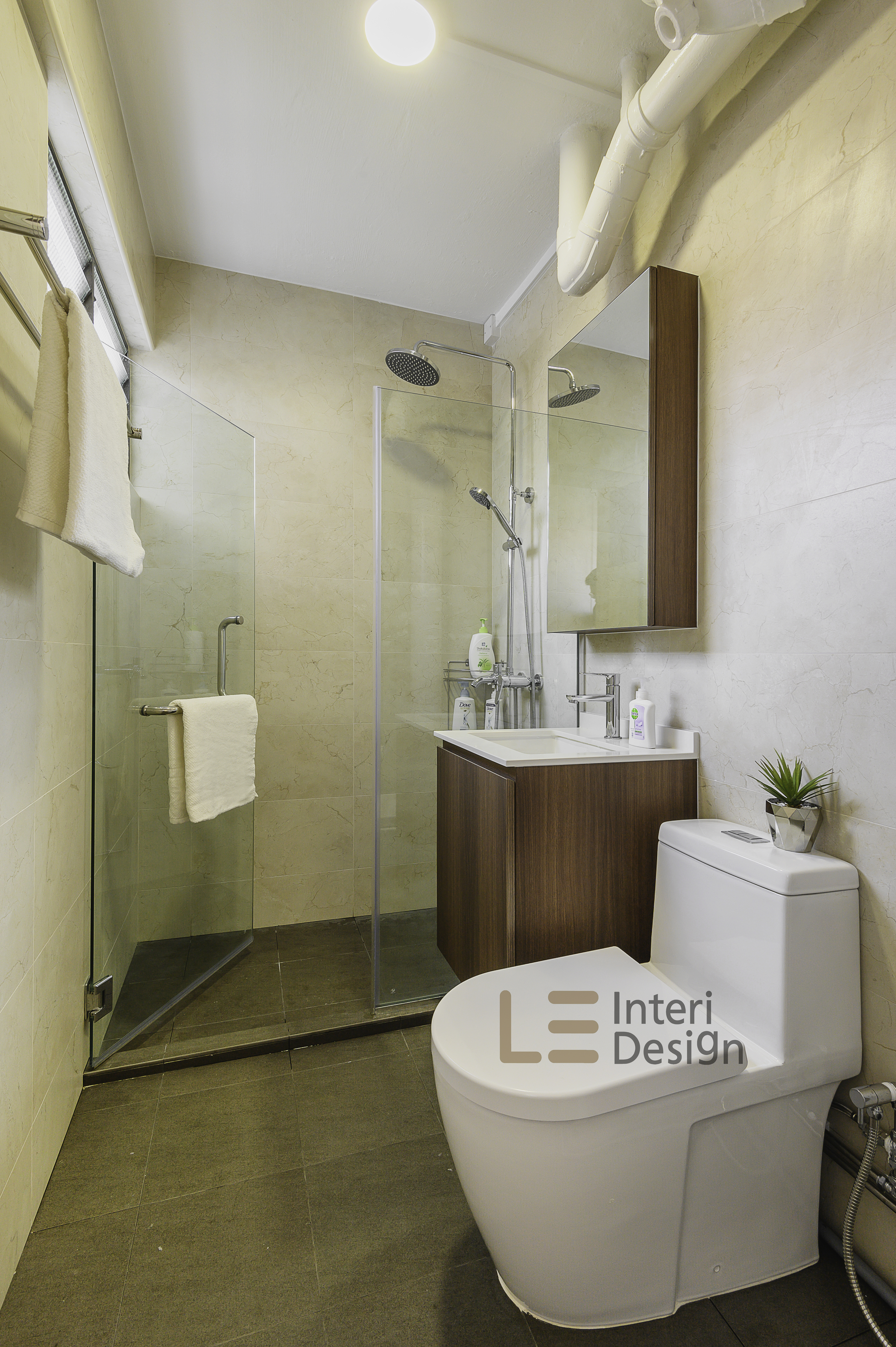 Classical, Minimalist, Resort Design - Bathroom - HDB 4 Room - Design by Le Interi