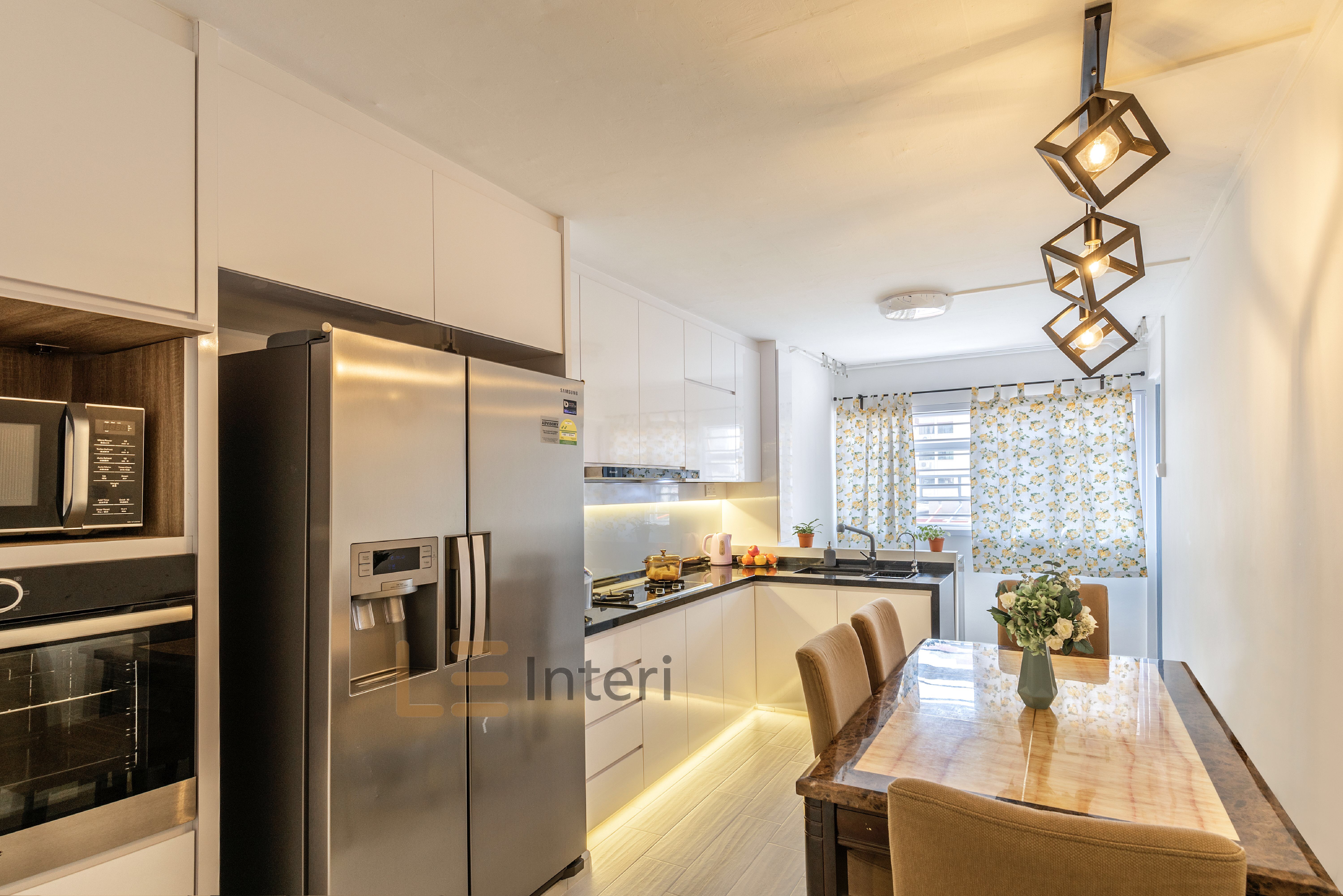 Contemporary Design - Kitchen - HDB 4 Room - Design by Le Interi