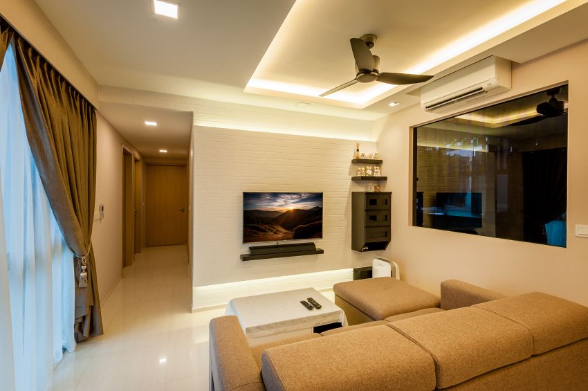 Classical, Contemporary Design - Living Room - Condominium - Design by Le Interi