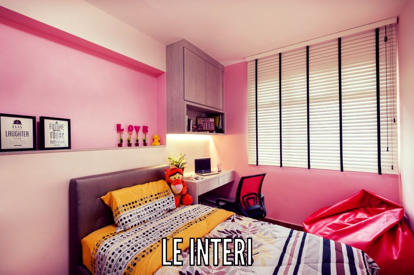 Contemporary, Modern Design - Bedroom - HDB 4 Room - Design by Le Interi