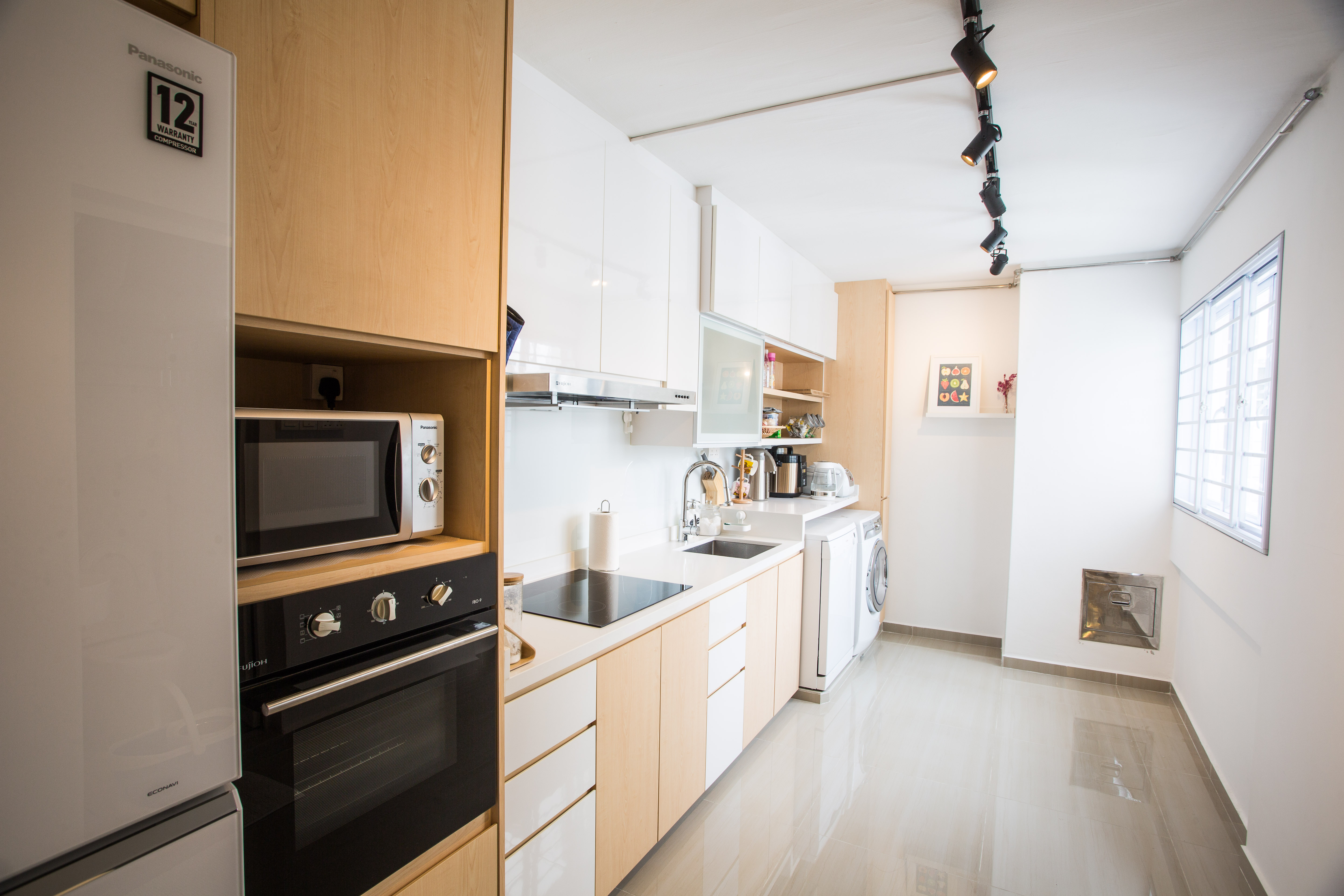 Scandinavian Design - Kitchen - HDB 4 Room - Design by Le Interi