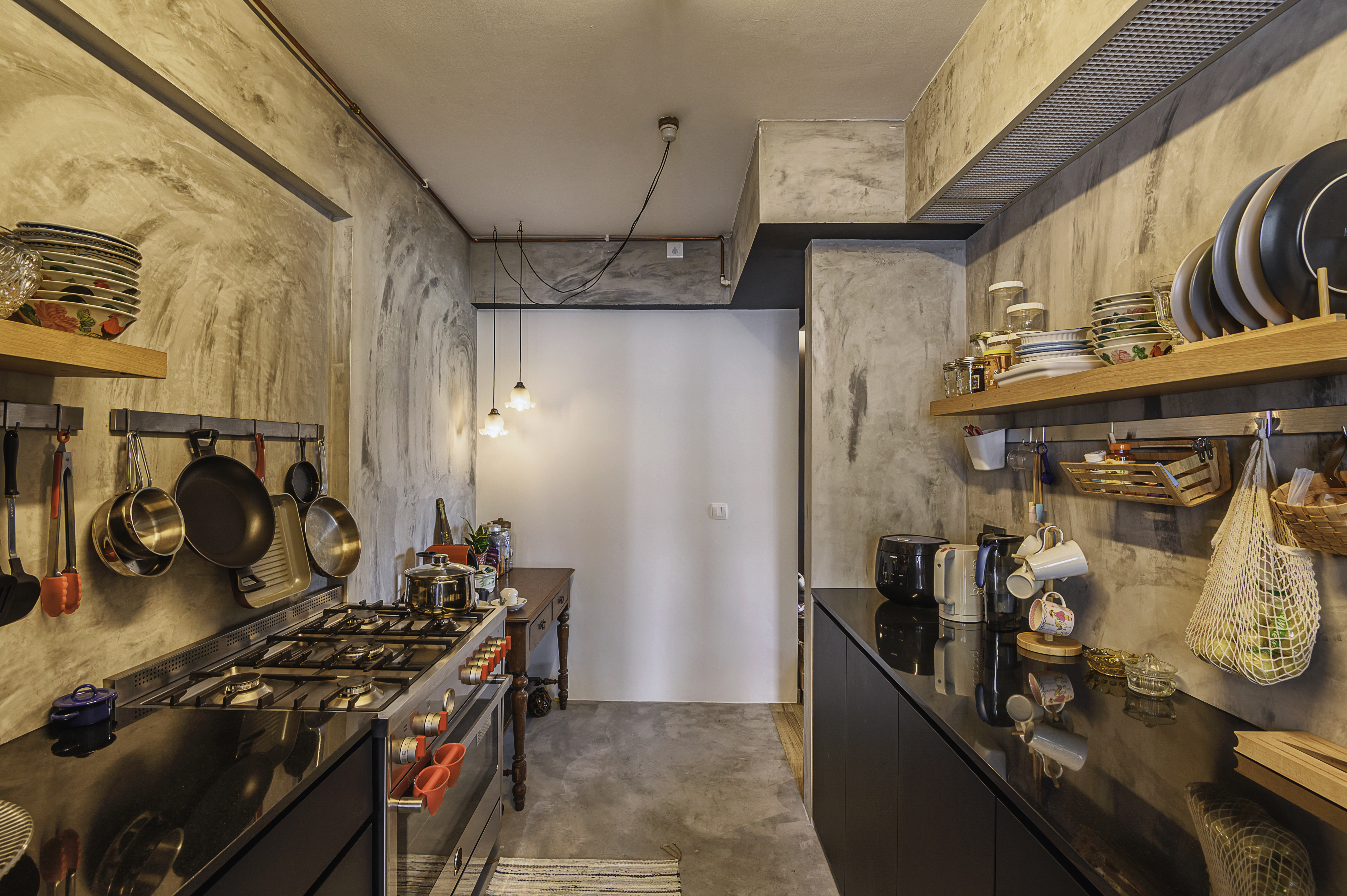 Eclectic, Retro, Rustic Design - Kitchen - HDB 5 Room - Design by Le Interi