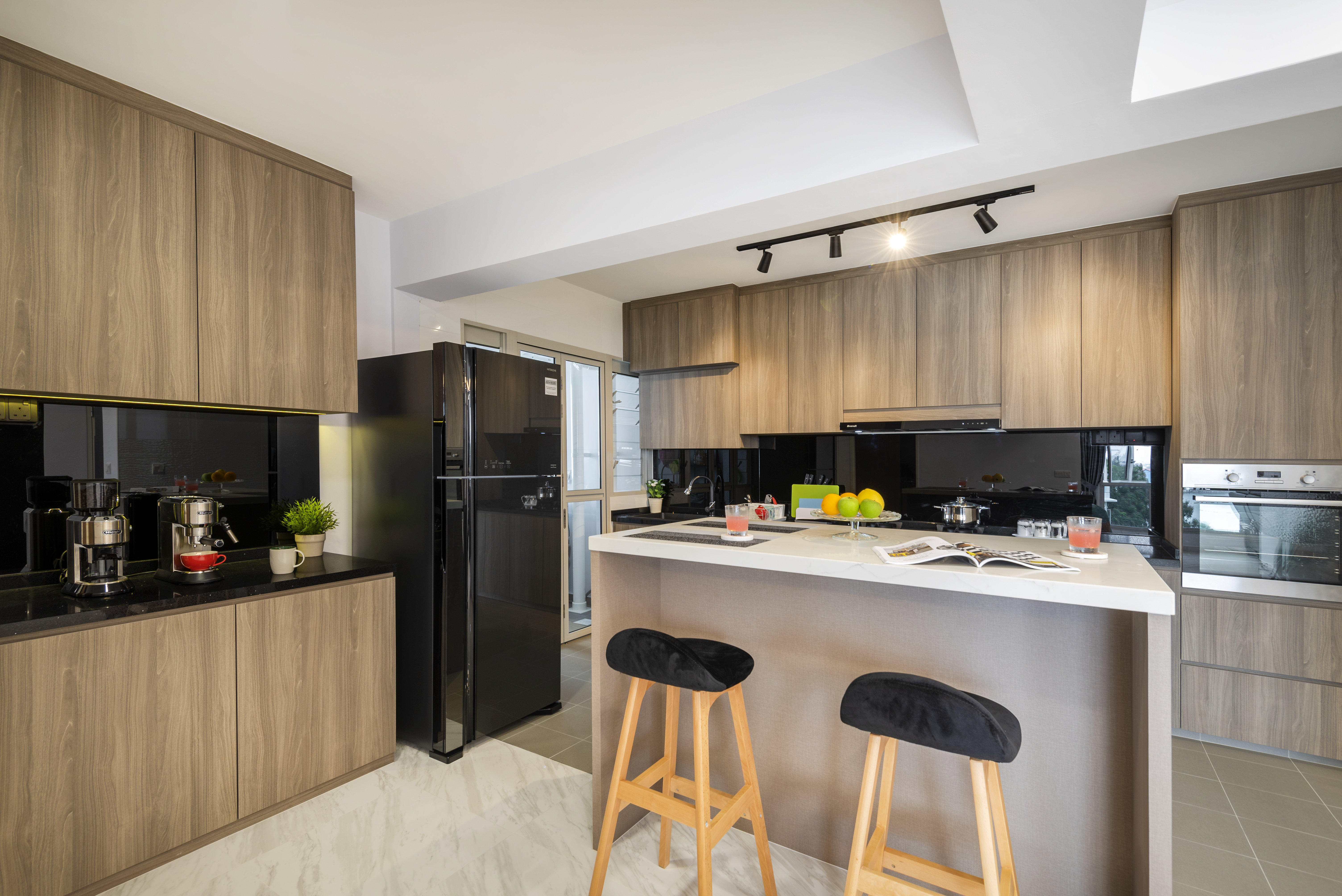 Contemporary, Modern, Scandinavian Design - Kitchen - HDB 4 Room - Design by Le Interi