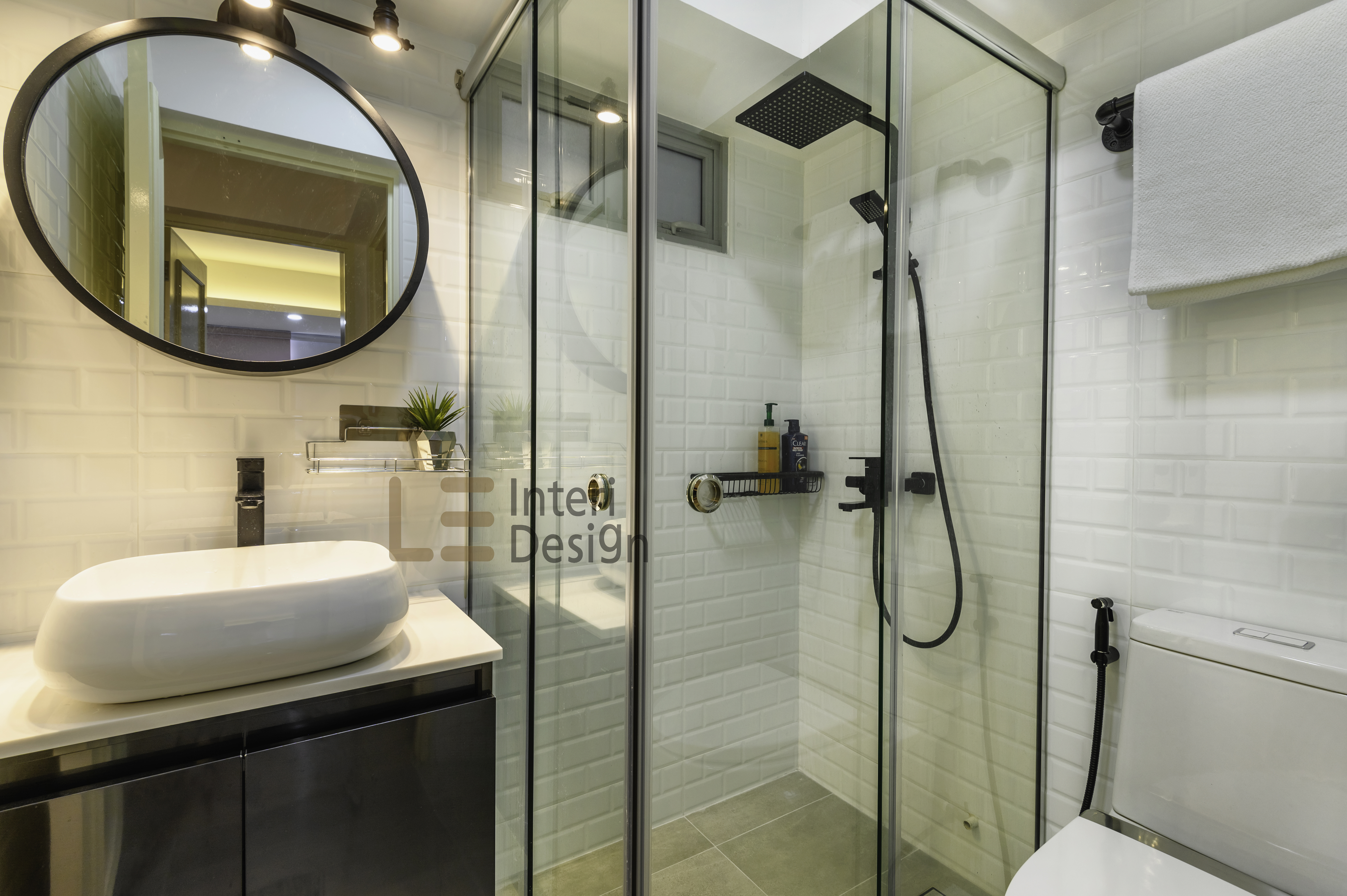 Contemporary, Modern Design - Bathroom - HDB 5 Room - Design by Le Interi