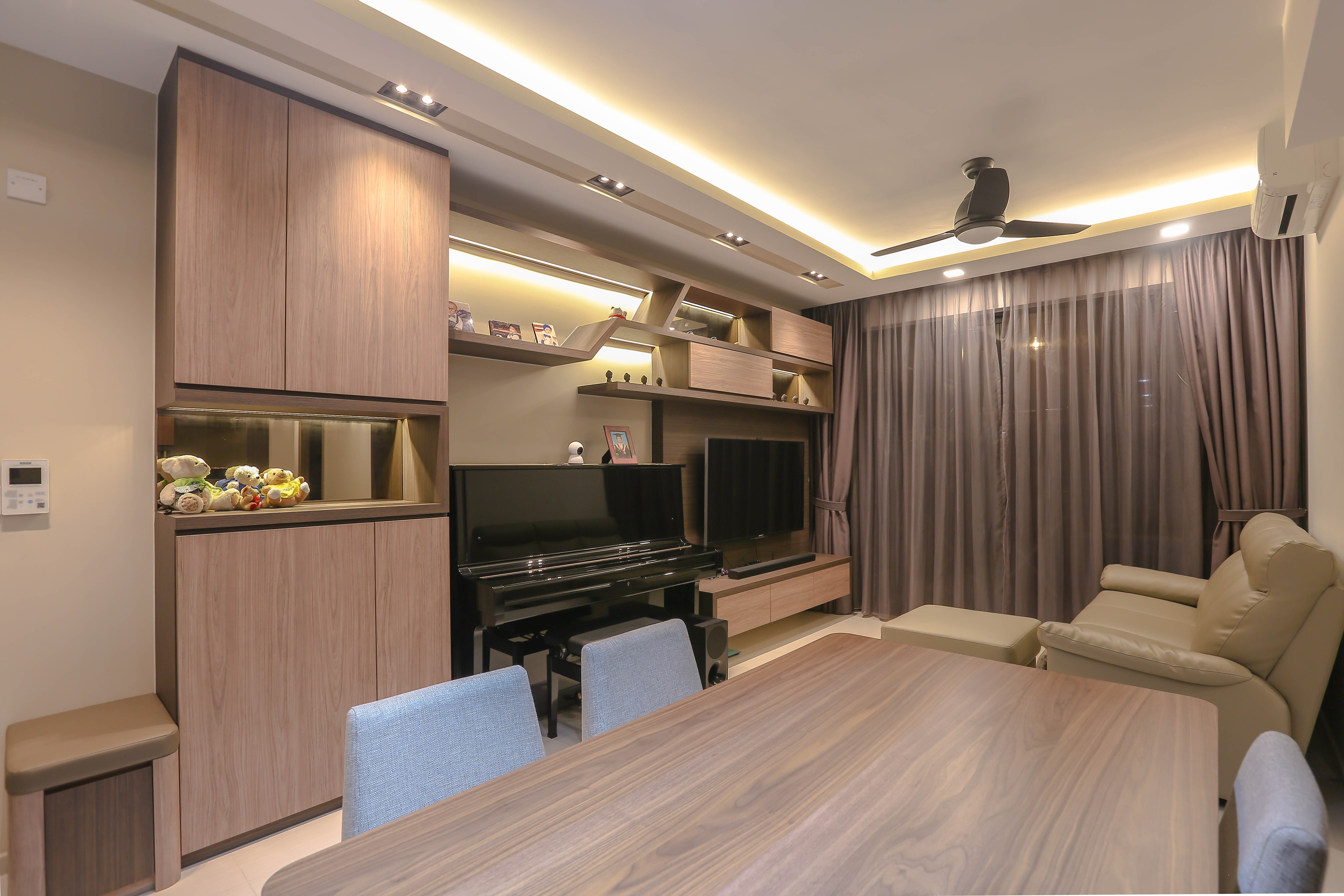 Modern Design - Living Room - Condominium - Design by Le Interi