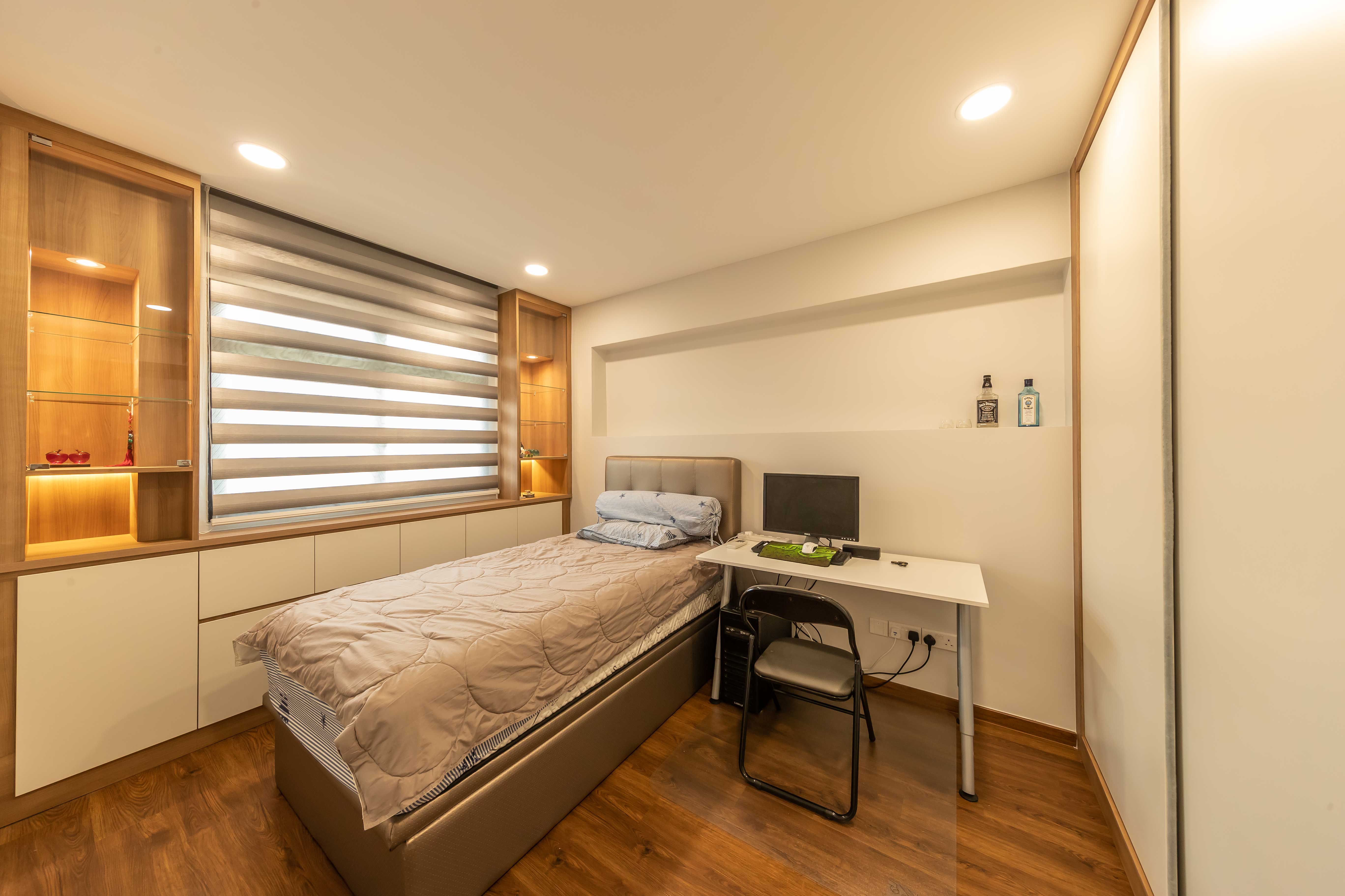 Modern Design - Bedroom - HDB 4 Room - Design by Leef Deco Pte Ltd