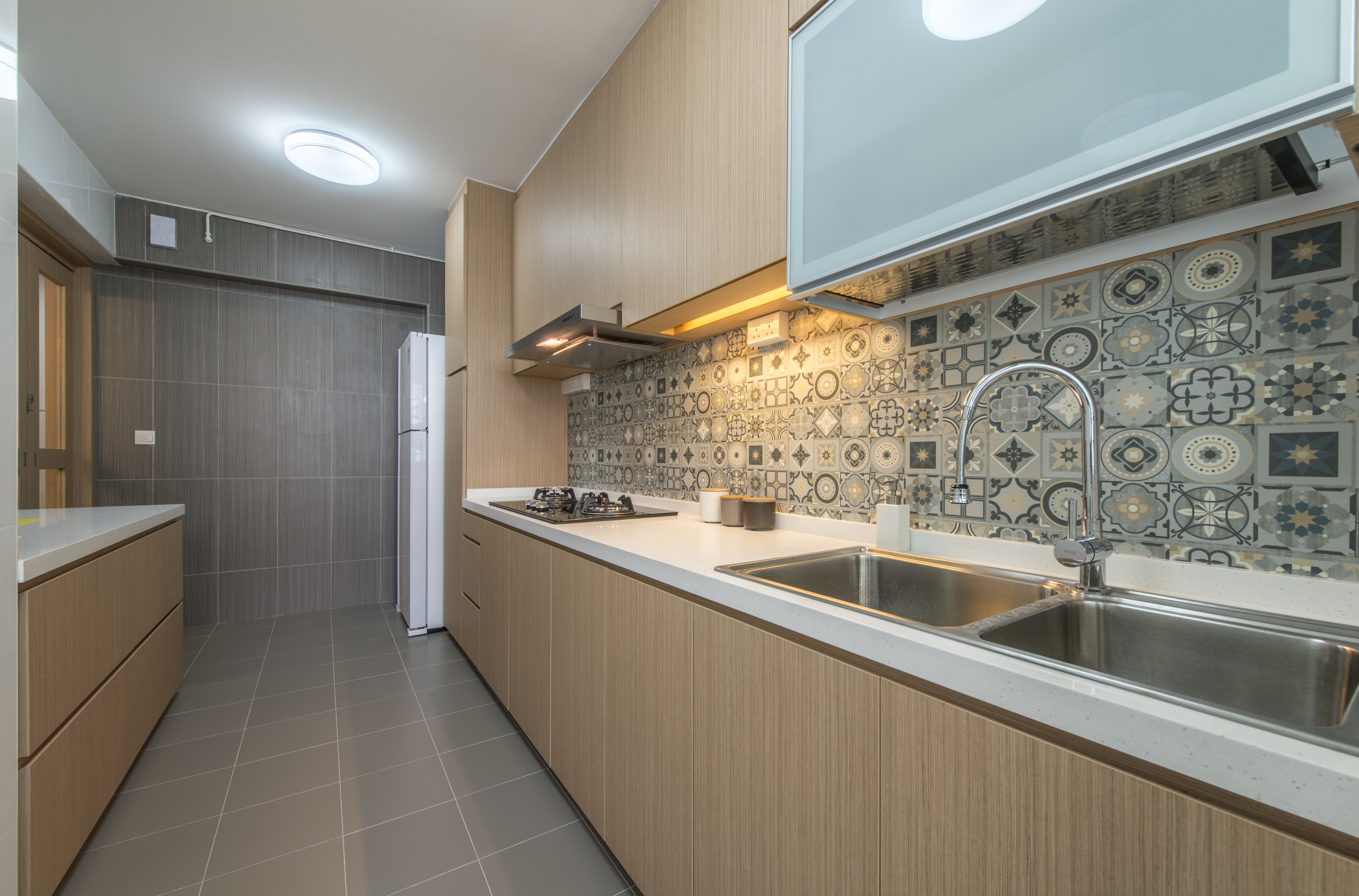Contemporary, Modern, Scandinavian Design - Kitchen - HDB 4 Room - Design by Leef Deco Pte Ltd