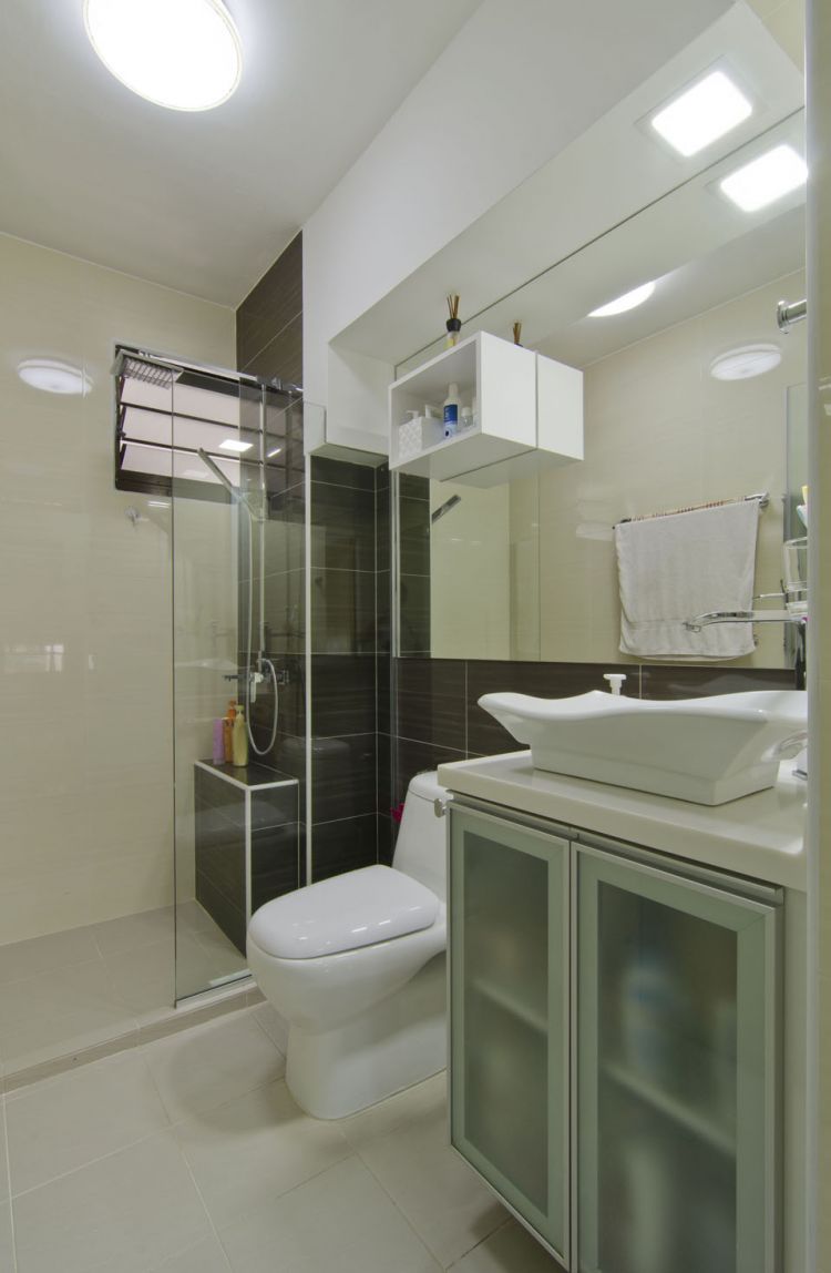 Contemporary, Modern Design - Bathroom - HDB 5 Room - Design by Leef Deco Pte Ltd