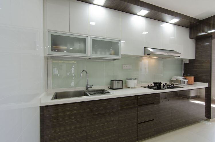 Contemporary, Modern Design - Kitchen - HDB 5 Room - Design by Leef Deco Pte Ltd