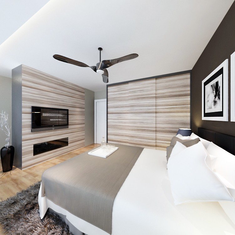 Contemporary, Minimalist, Scandinavian Design - Bedroom - HDB Executive Apartment - Design by Livinz Synthesis Pte Ltd