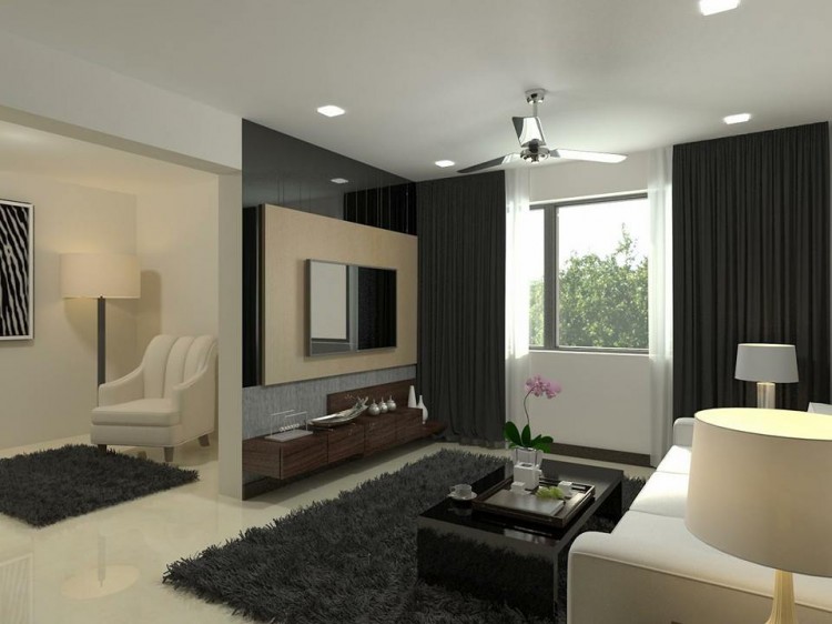 Contemporary, Minimalist, Modern Design - Living Room - HDB 4 Room - Design by Livinz Synthesis Pte Ltd