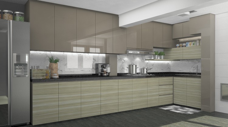 Contemporary Design - Kitchen - HDB 5 Room - Design by Livinz Synthesis Pte Ltd