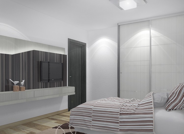 Contemporary Design - Bedroom - HDB 3 Room - Design by Livinz Synthesis Pte Ltd
