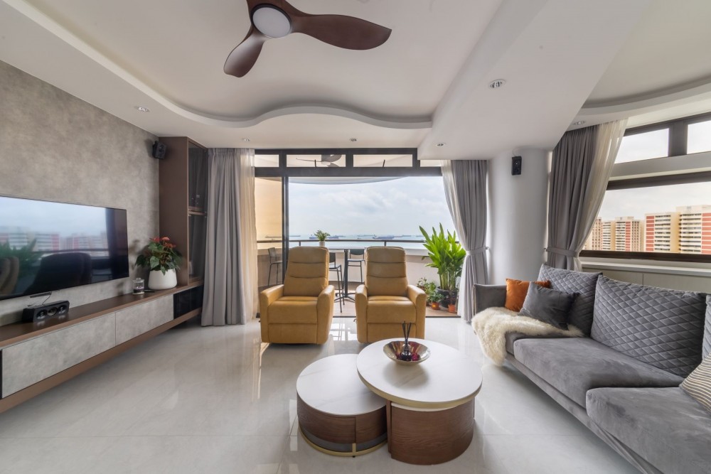 Modern Design - Living Room - Condominium - Design by Livspace