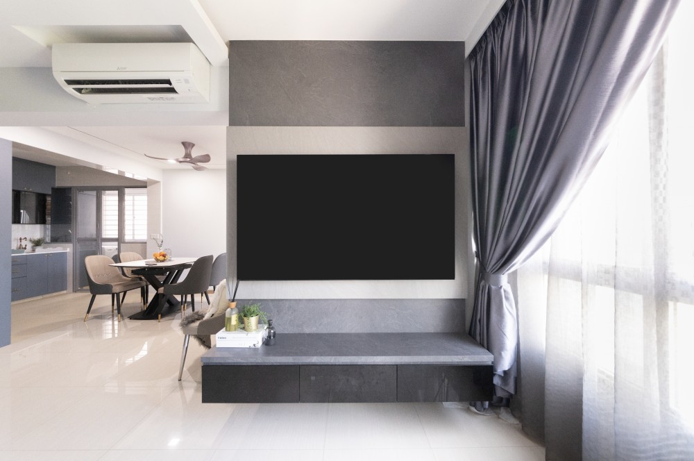 Modern Design - Living Room - HDB 3 Room - Design by Livspace