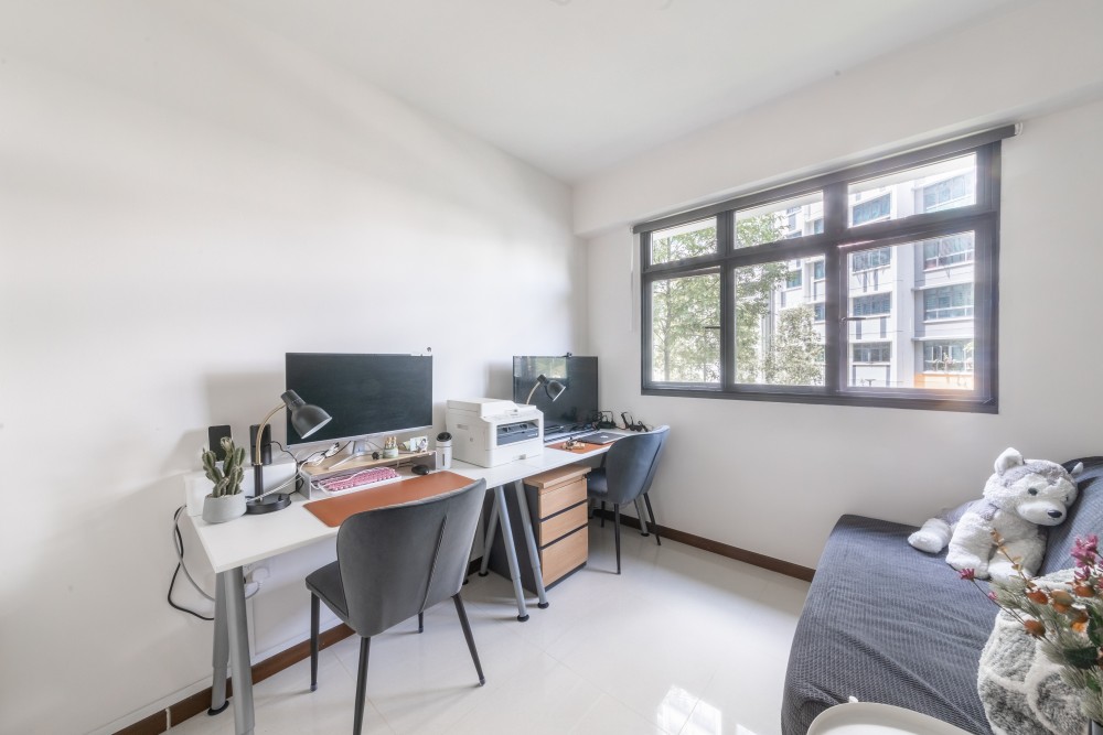 Minimalist Design - Study Room - HDB 3 Room - Design by Livspace