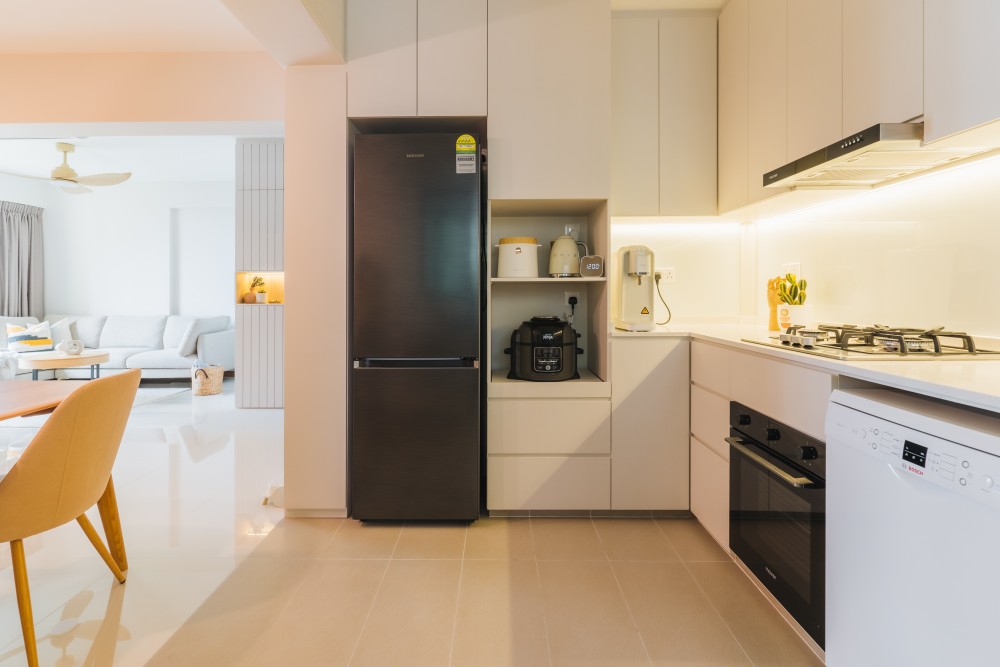 Scandinavian Design - Kitchen - HDB 4 Room - Design by Livspace