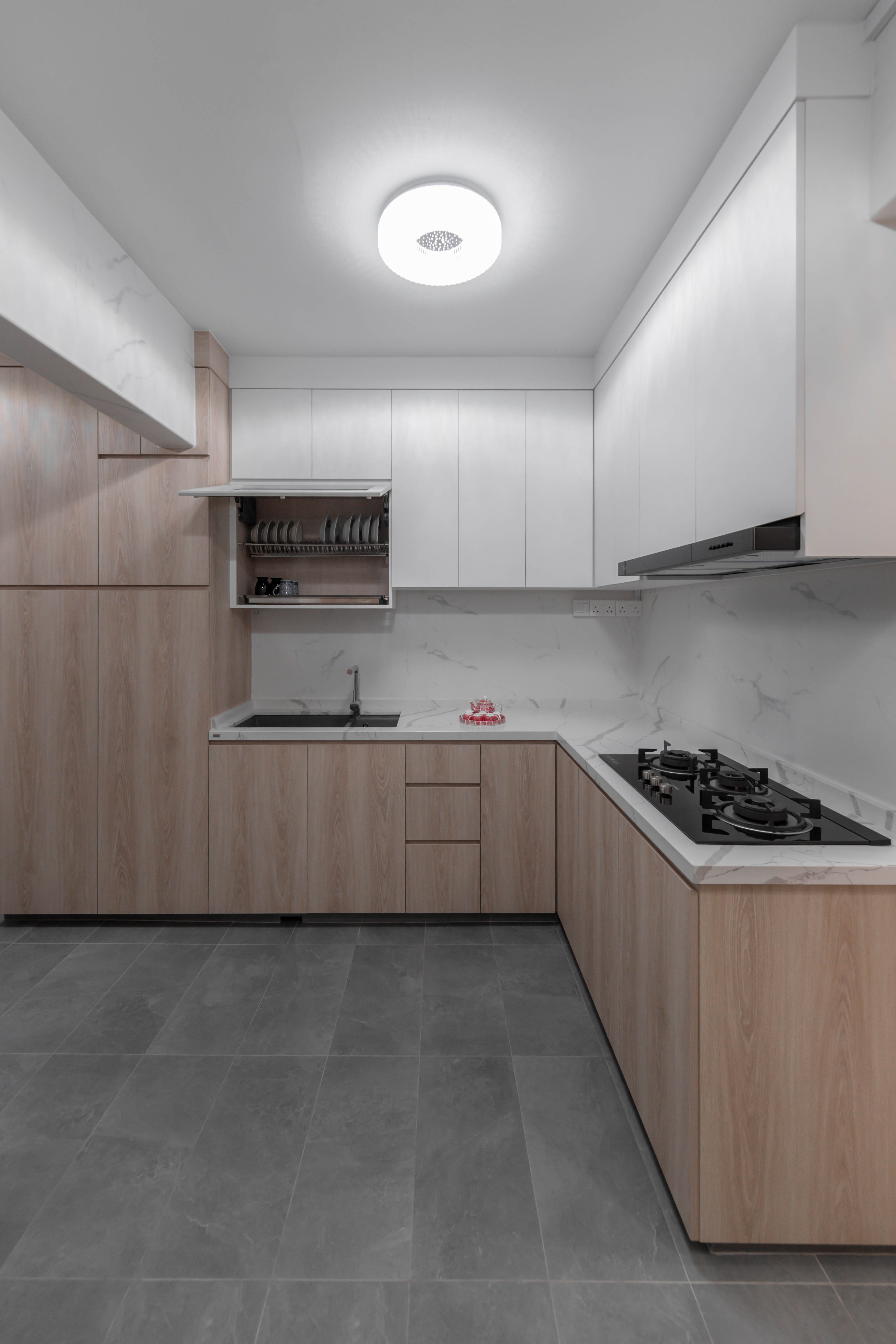 Modern, Oriental Design - Kitchen - HDB 5 Room - Design by LOME Interior