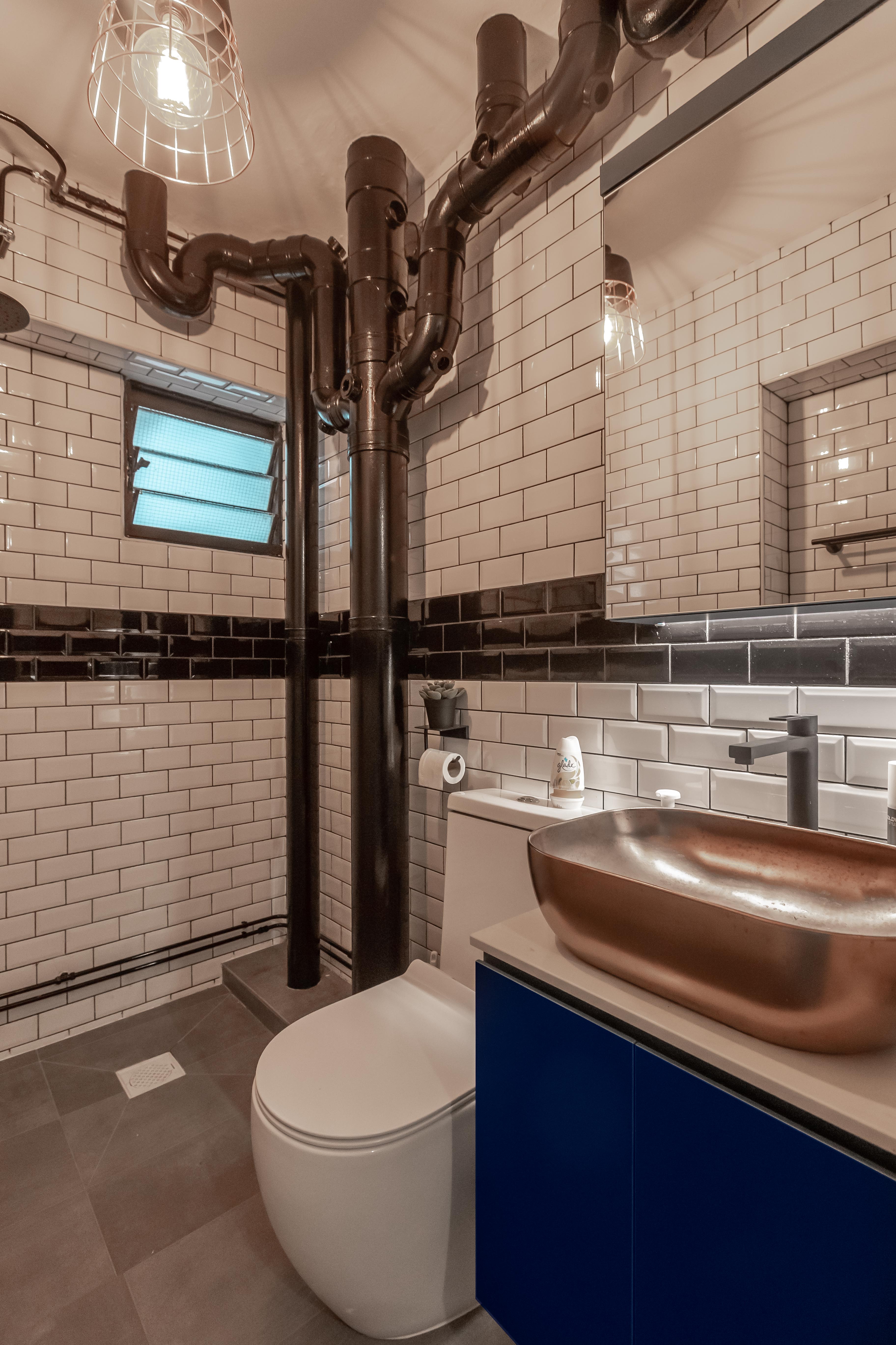 Contemporary, Eclectic, Modern Design - Bathroom - HDB 4 Room - Design by LOME Interior