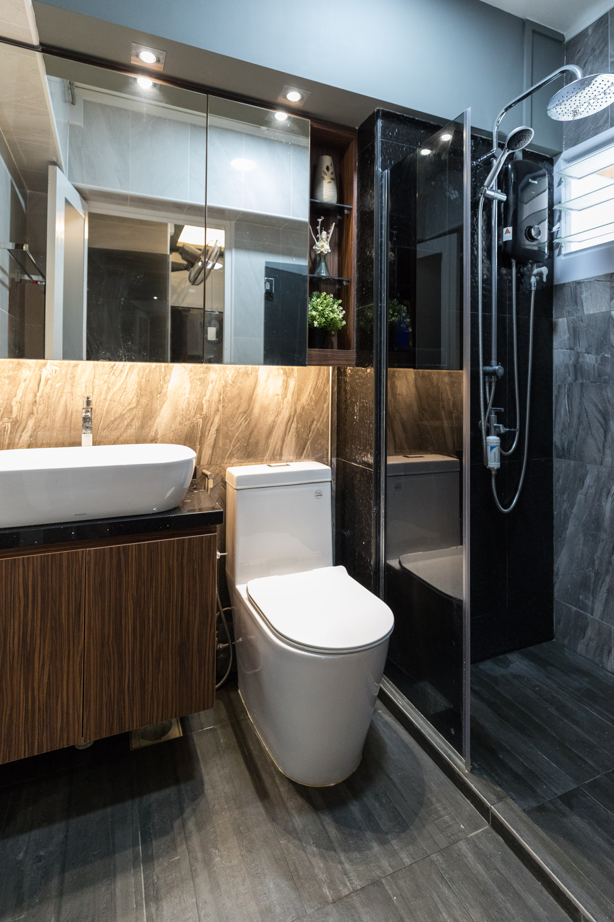 Classical, Modern Design - Bathroom - HDB 4 Room - Design by LOME Interior
