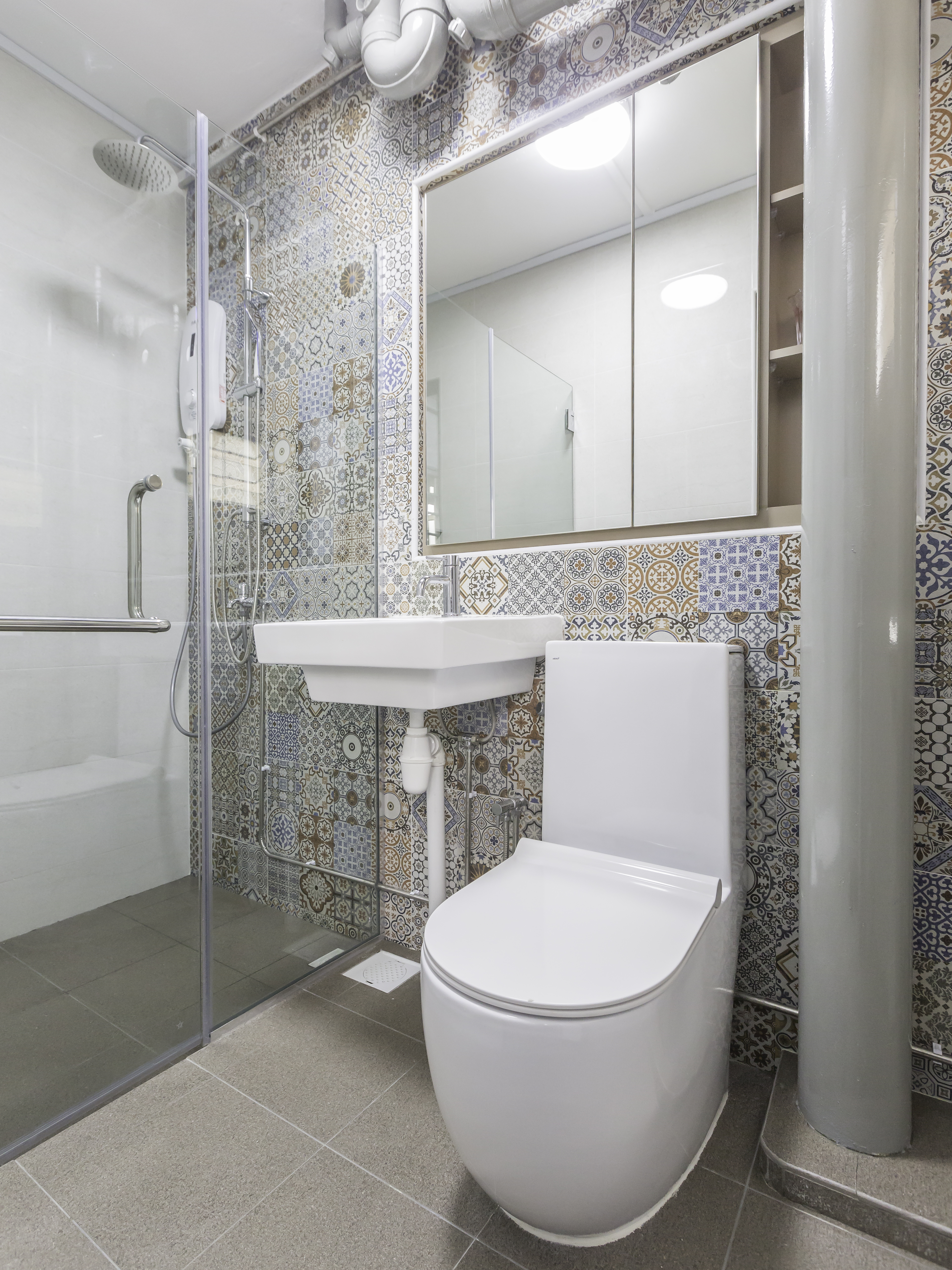 Modern, Victorian Design - Bathroom - HDB 4 Room - Design by LOME Interior