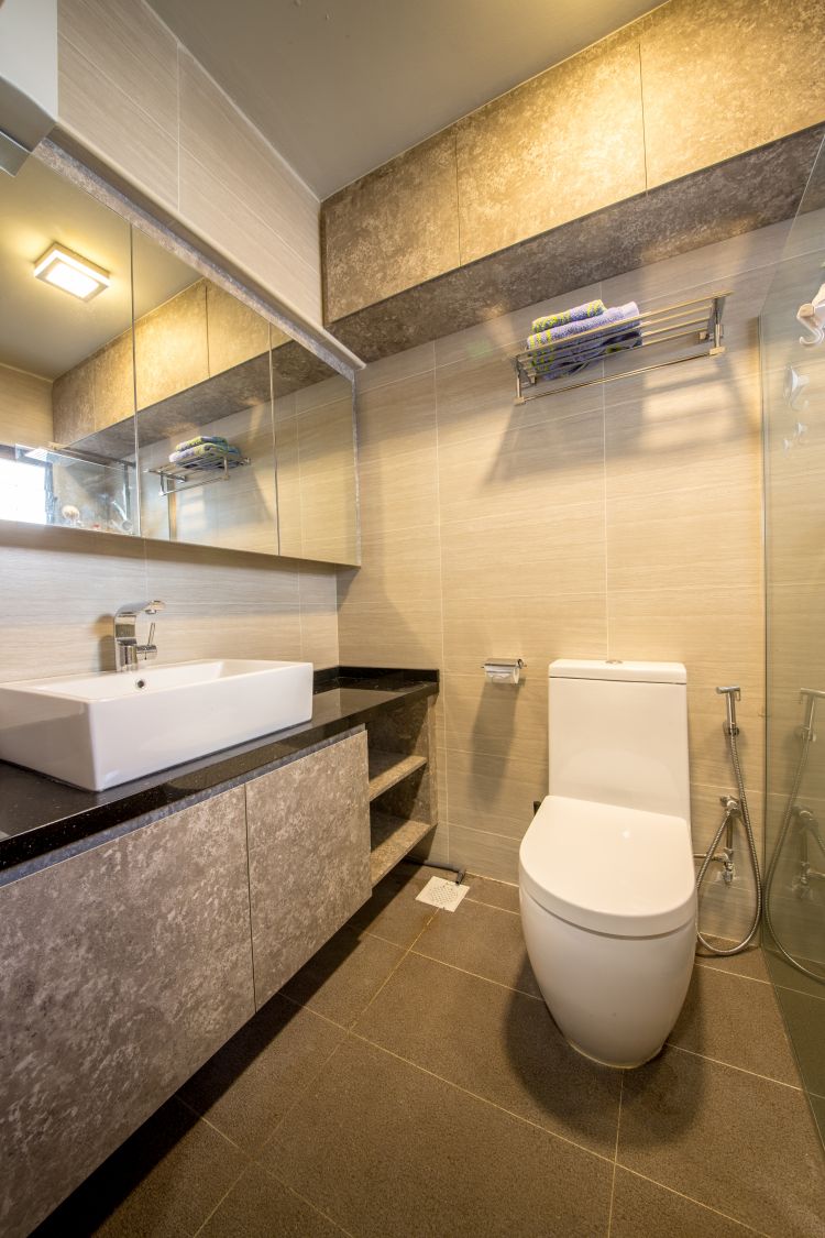 Contemporary, Modern Design - Bathroom - HDB 5 Room - Design by LOME Interior