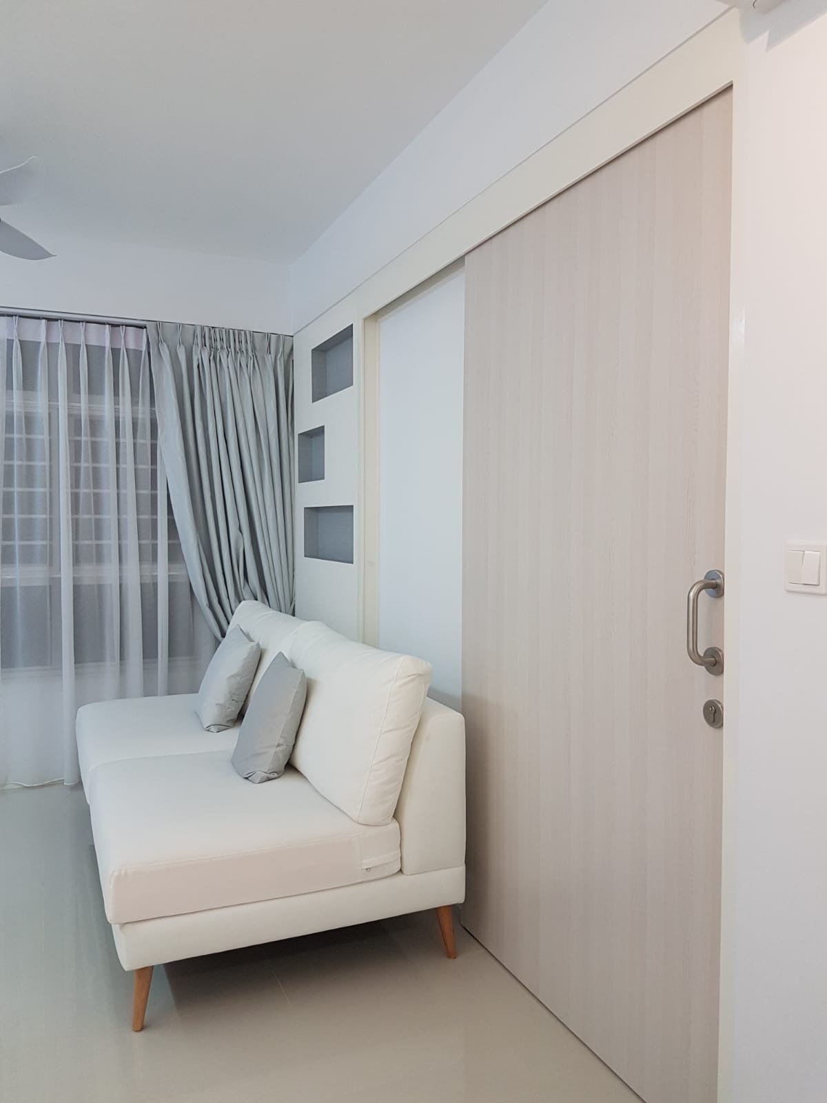 Contemporary, Minimalist Design - Living Room - HDB Studio Apartment - Design by LOME Interior