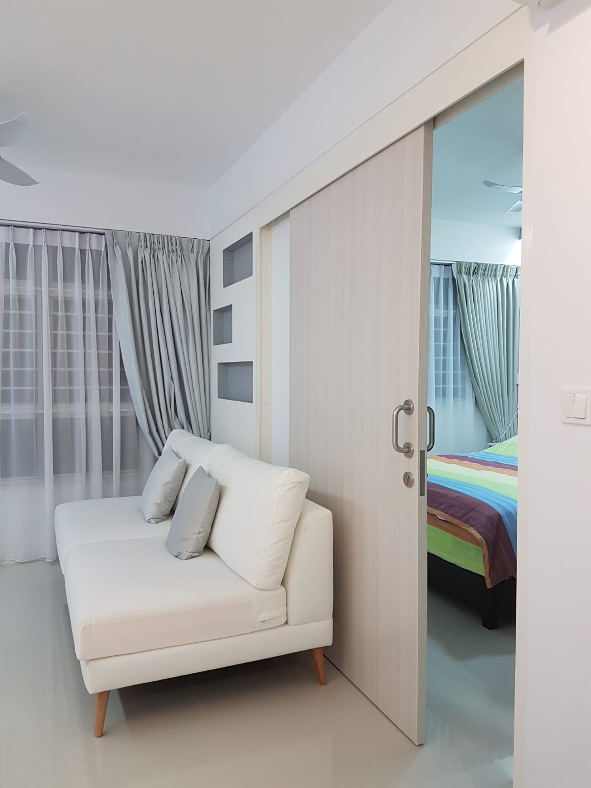 Contemporary, Minimalist Design - Living Room - HDB Studio Apartment - Design by LOME Interior