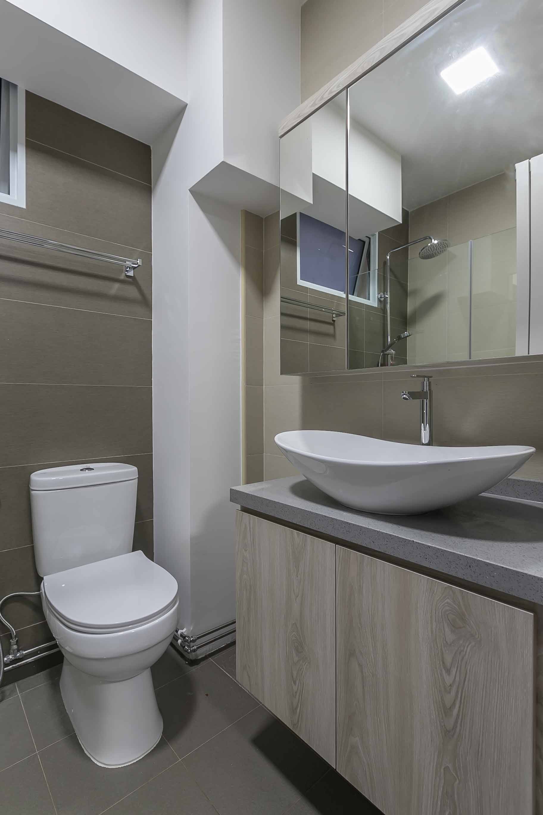 Contemporary, Modern Design - Bathroom - HDB 5 Room - Design by LOME Interior