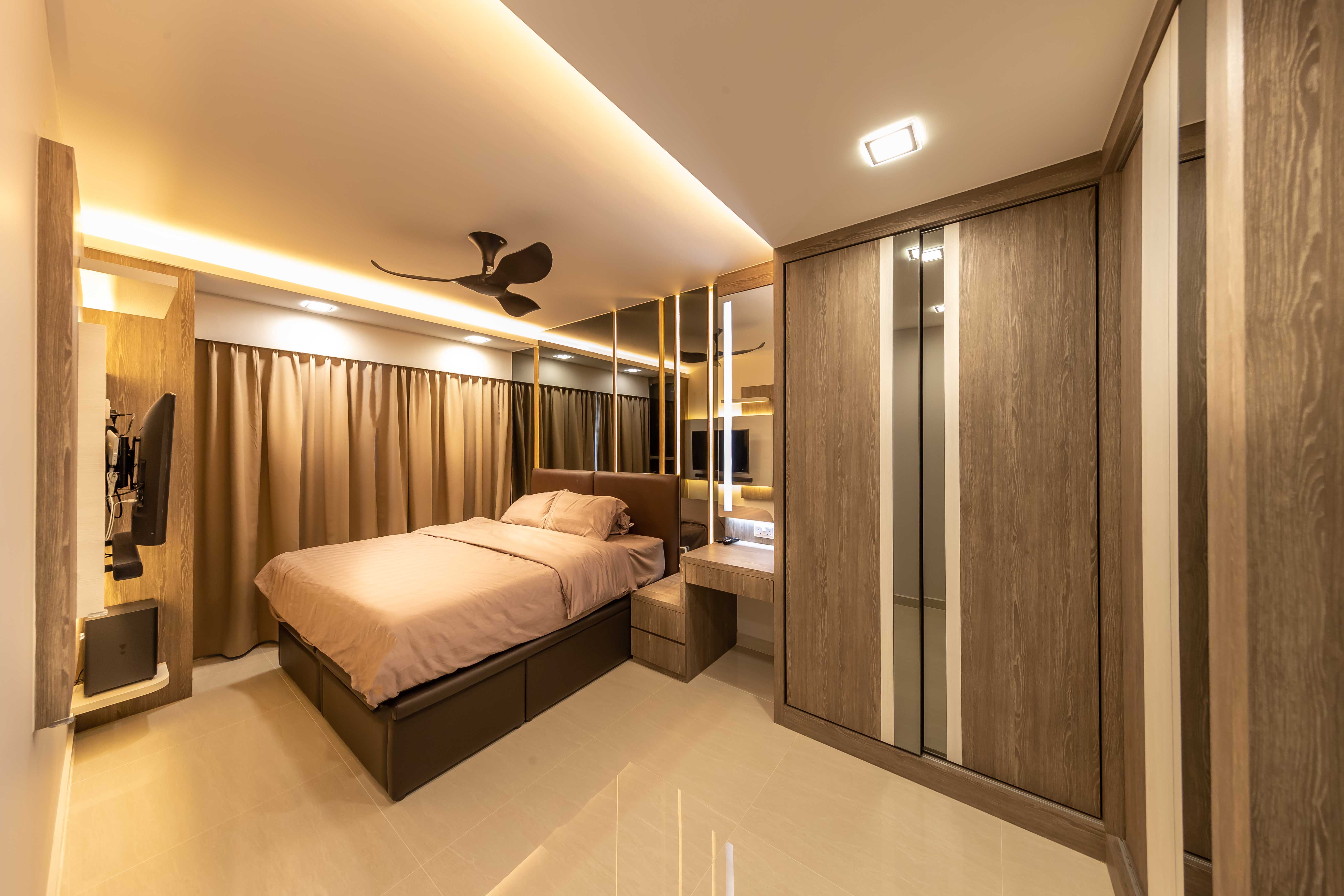 Contemporary, Modern Design - Bedroom - HDB 5 Room - Design by LOME Interior