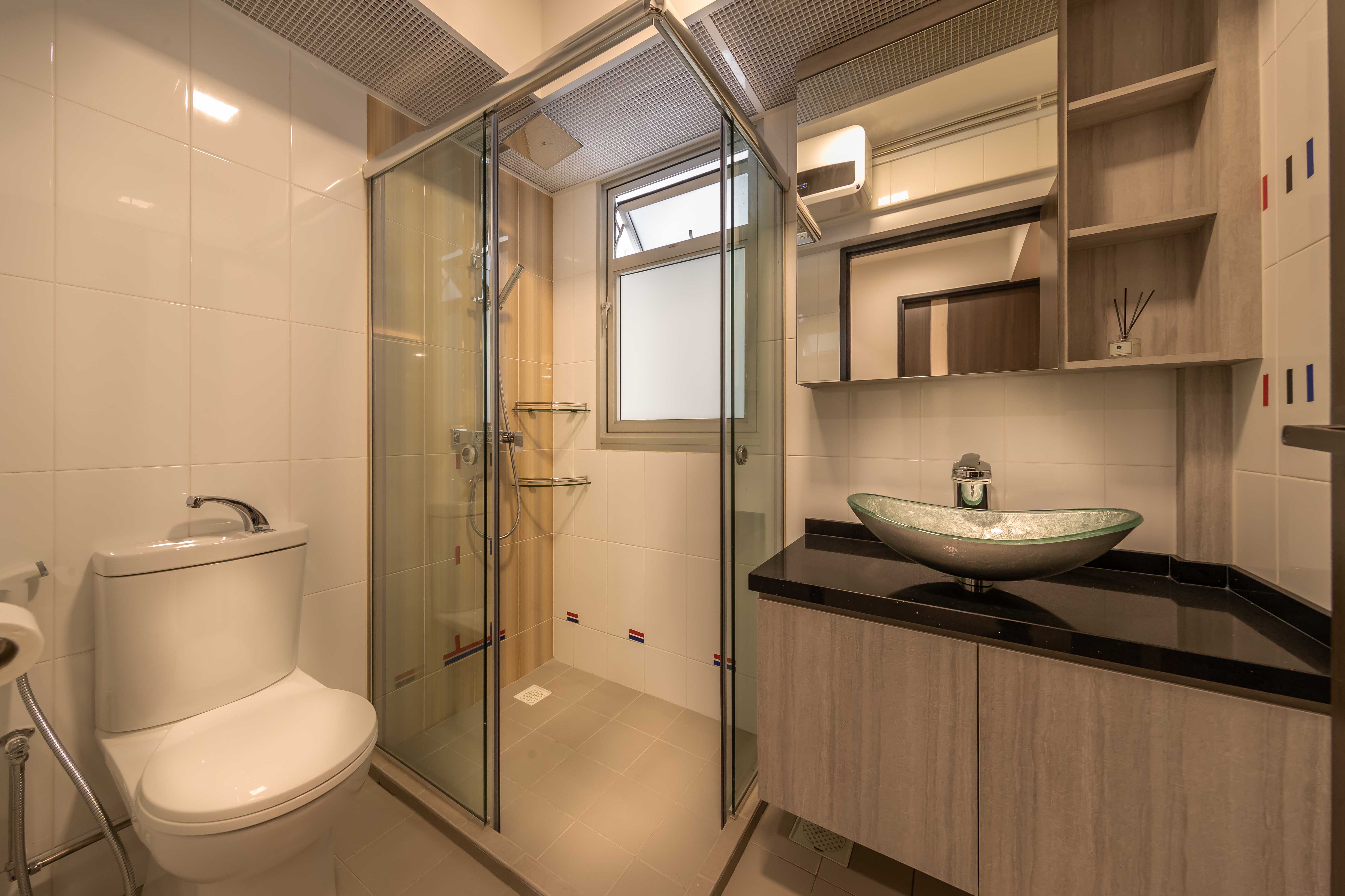 Contemporary, Modern Design - Bathroom - HDB 5 Room - Design by LOME Interior