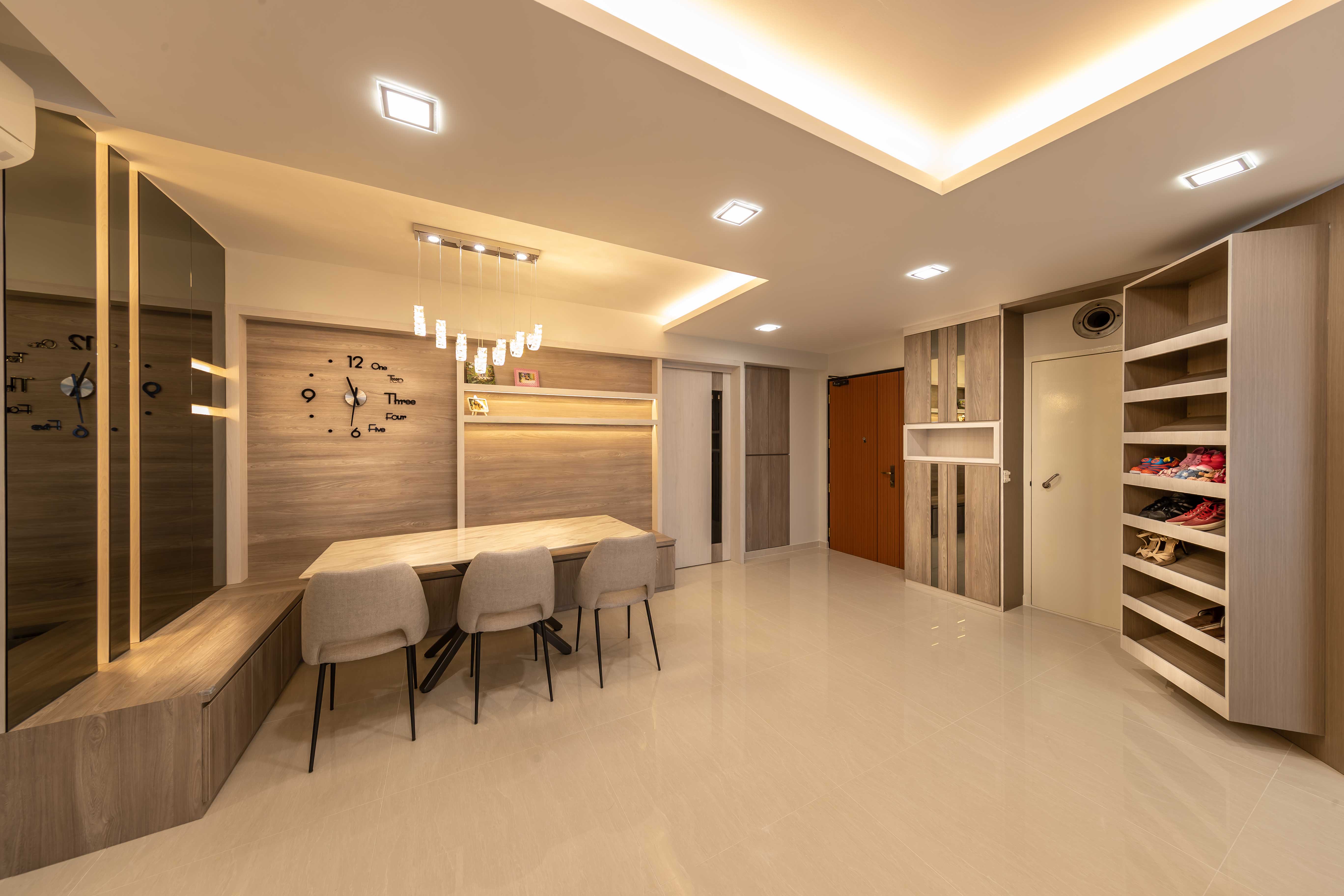 Contemporary, Modern Design - Dining Room - HDB 5 Room - Design by LOME Interior