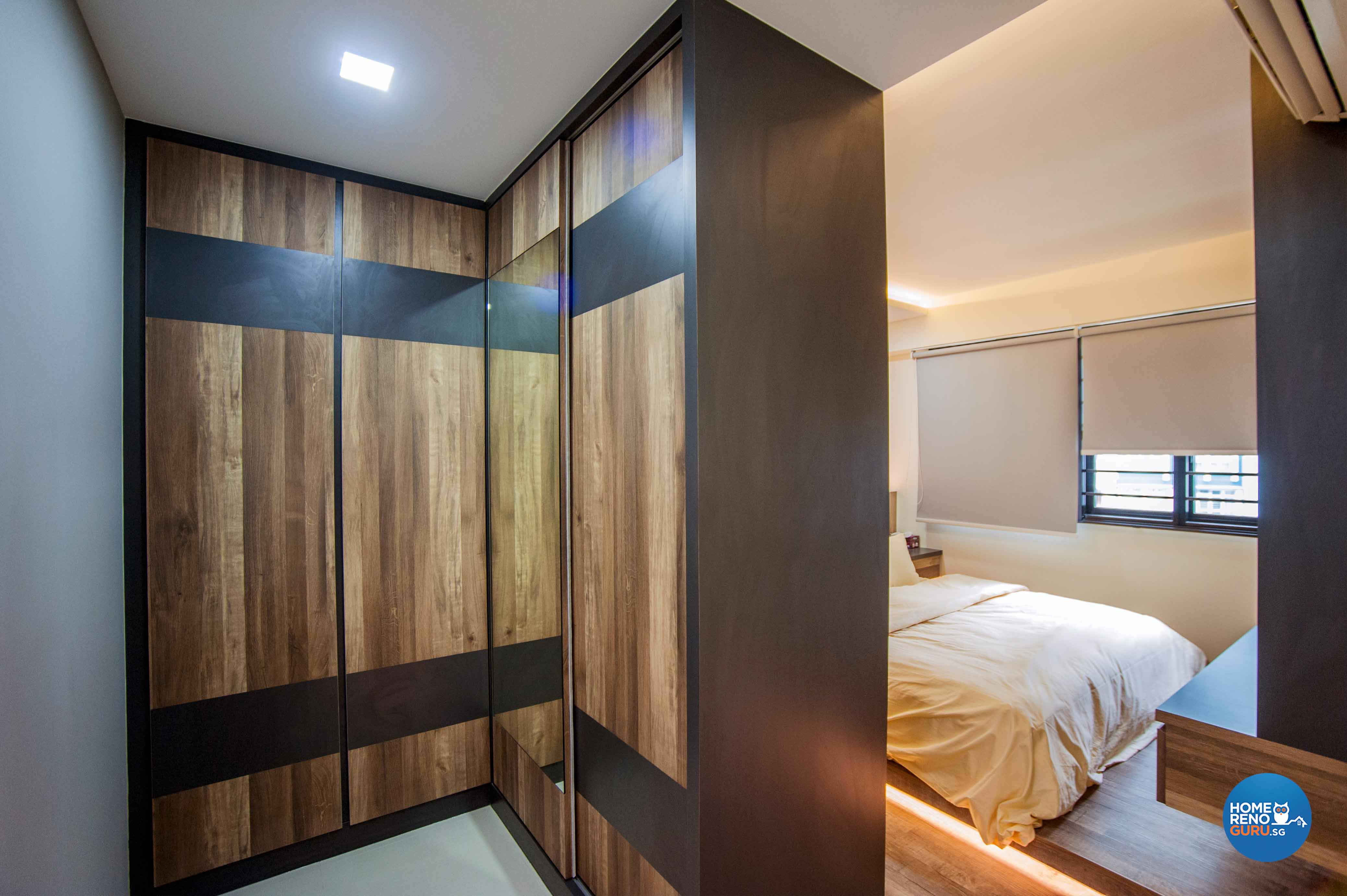 Modern, Resort, Rustic Design - Bedroom - HDB 4 Room - Design by LOME Interior