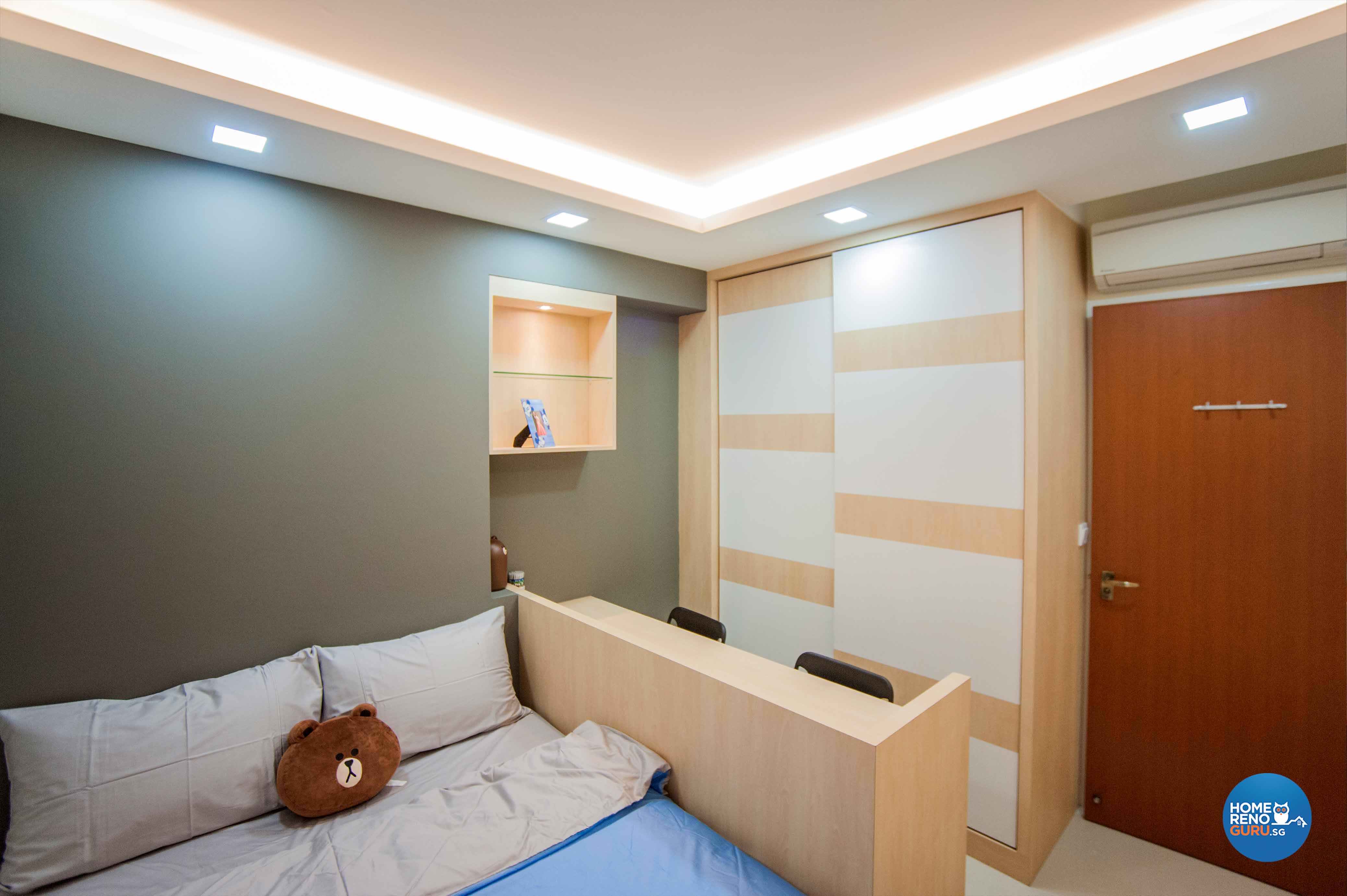 Modern, Resort, Rustic Design - Bedroom - HDB 4 Room - Design by LOME Interior