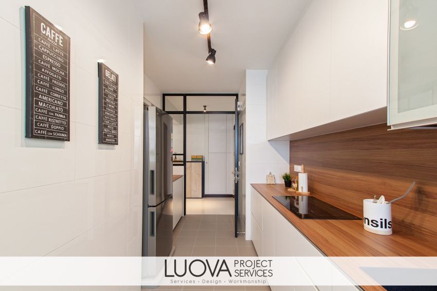 Minimalist, Scandinavian Design - Kitchen - HDB 4 Room - Design by Luova Project Services