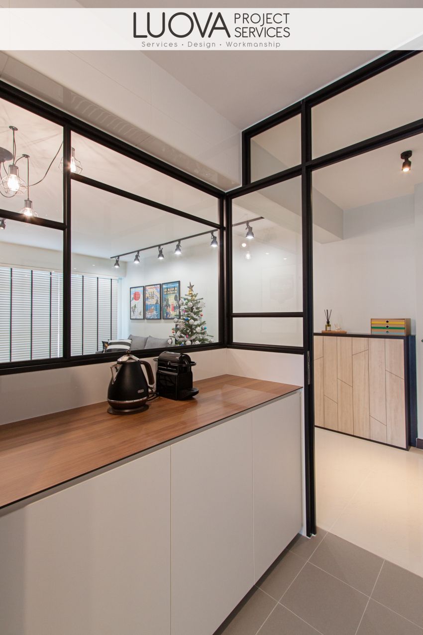 Minimalist, Scandinavian Design - Kitchen - HDB 4 Room - Design by Luova Project Services