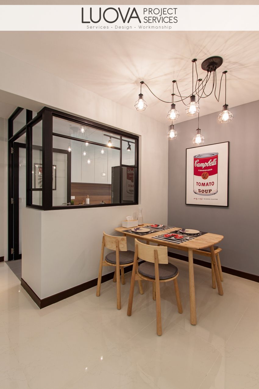 Minimalist, Scandinavian Design - Dining Room - HDB 4 Room - Design by Luova Project Services