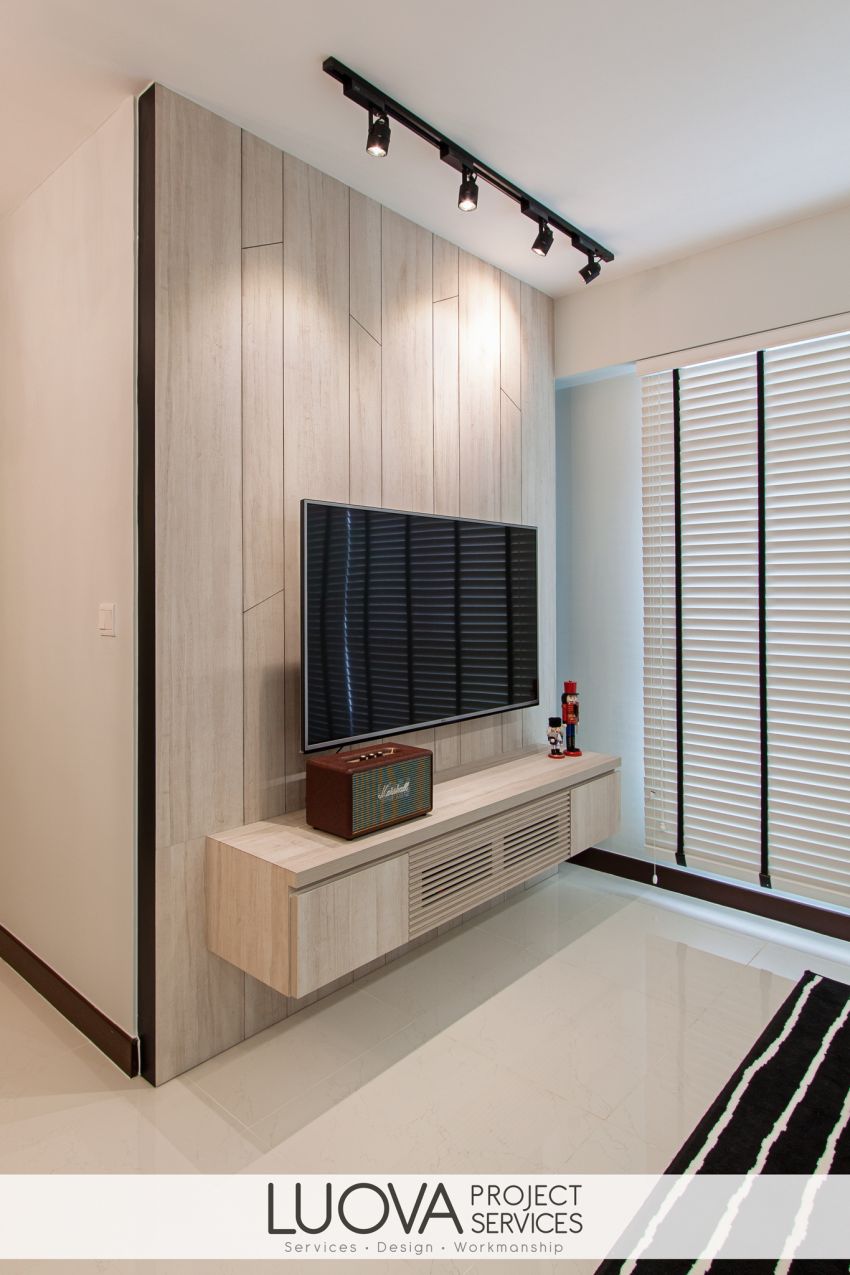 Minimalist, Scandinavian Design - Living Room - HDB 4 Room - Design by Luova Project Services