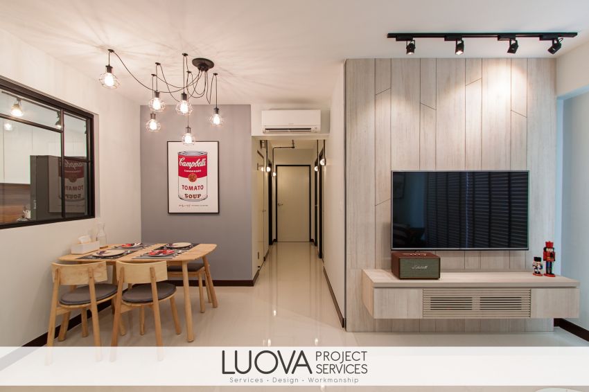 Minimalist, Scandinavian Design - Dining Room - HDB 4 Room - Design by Luova Project Services
