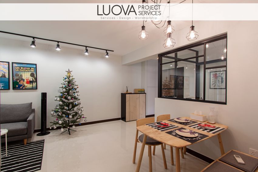 Minimalist, Scandinavian Design - Dining Room - HDB 4 Room - Design by Luova Project Services