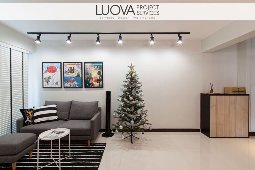 Minimalist, Scandinavian Design - Living Room - HDB 4 Room - Design by Luova Project Services