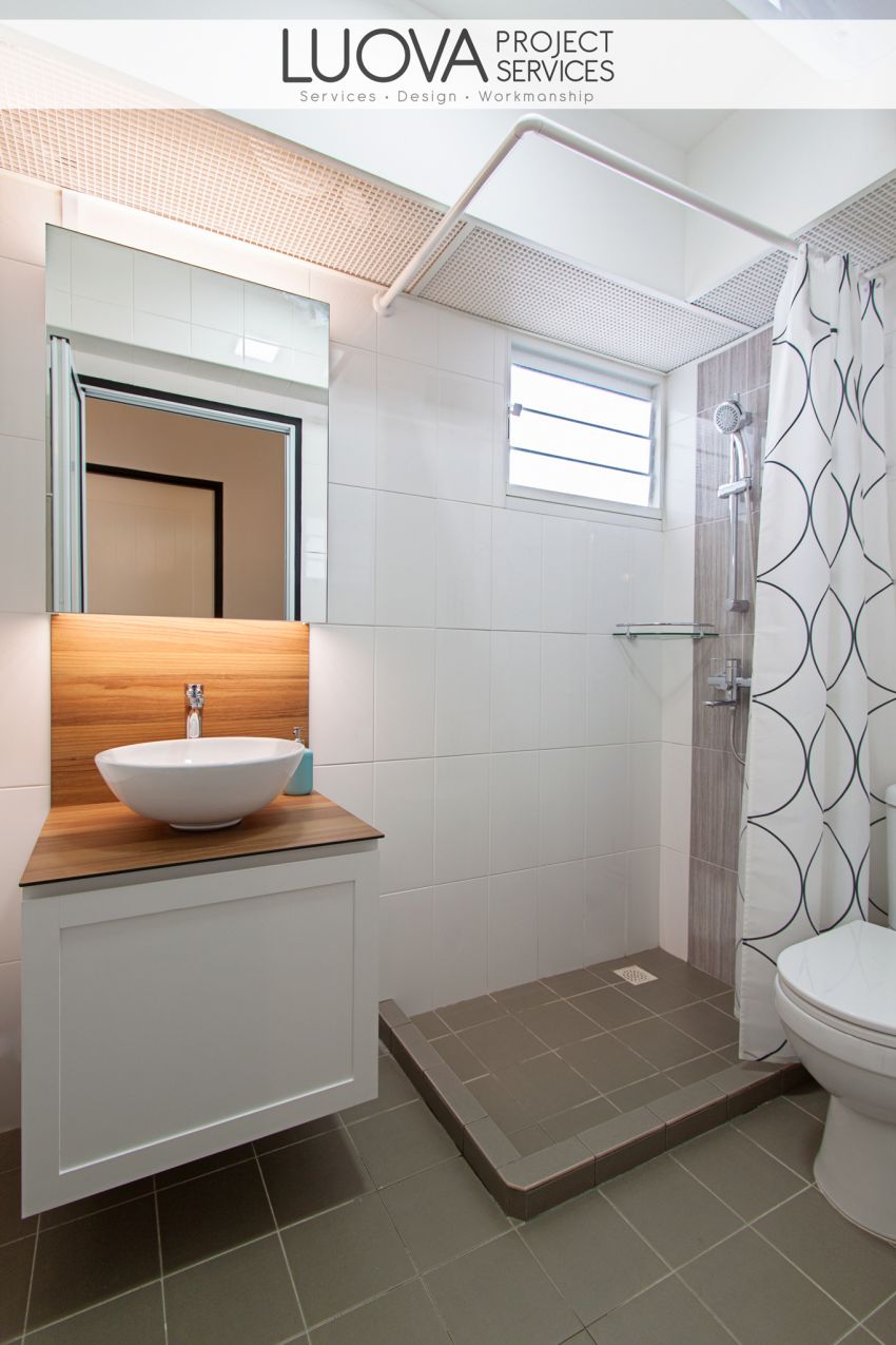 Minimalist, Scandinavian Design - Bathroom - HDB 4 Room - Design by Luova Project Services